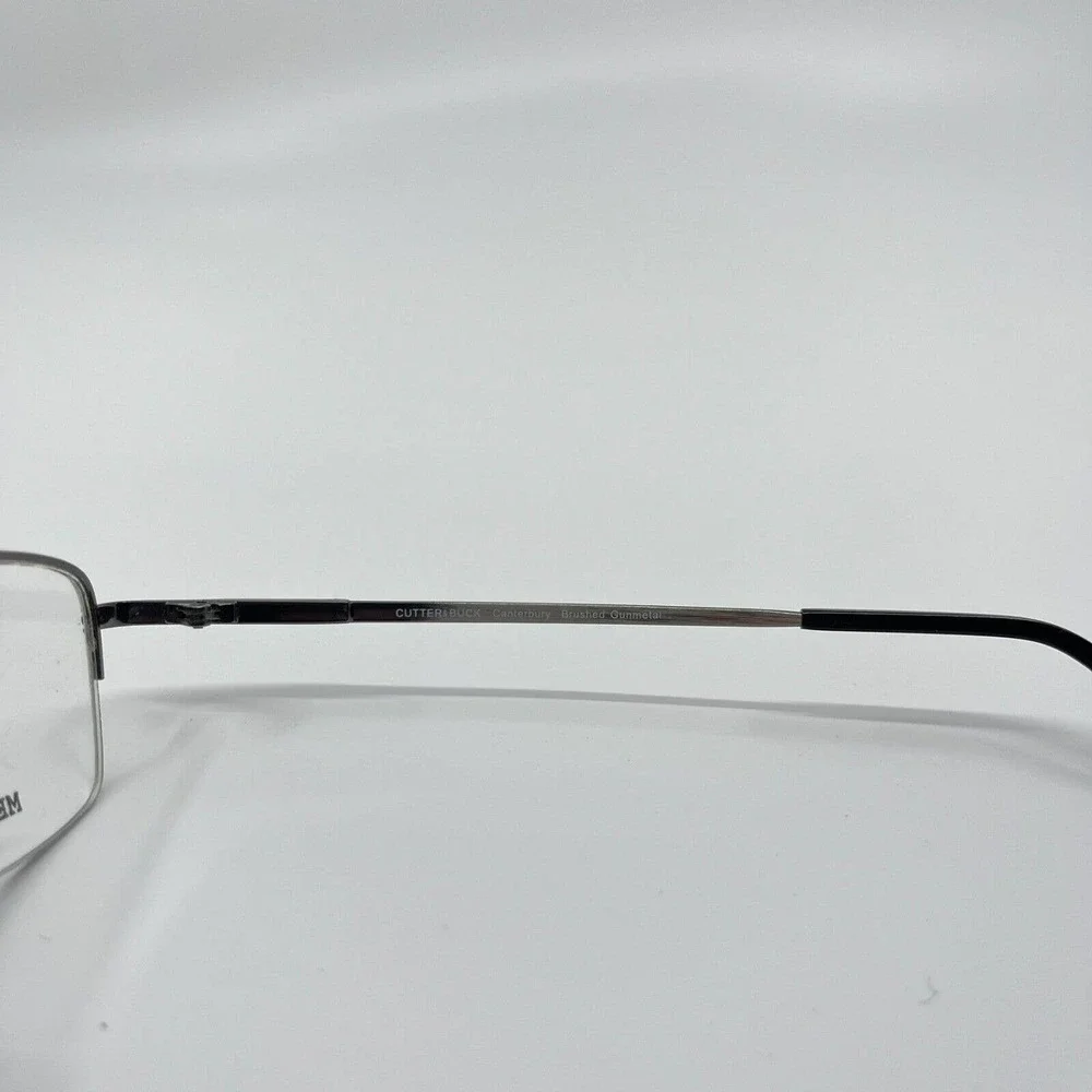 Cutter and‎ Buck Men's (Canterbury) eyeglasses Frame Silver 55-17-145 H6744